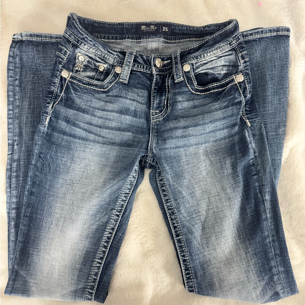 Miss Me Blue Boot Cut Jeans
